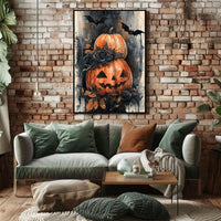 Halloween Classic Jack-o'-Lanterns Artistic Poster