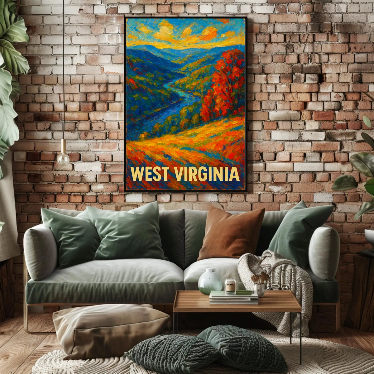 West Virginia Landscape Poster
