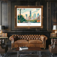 Austin Cityscape Poster