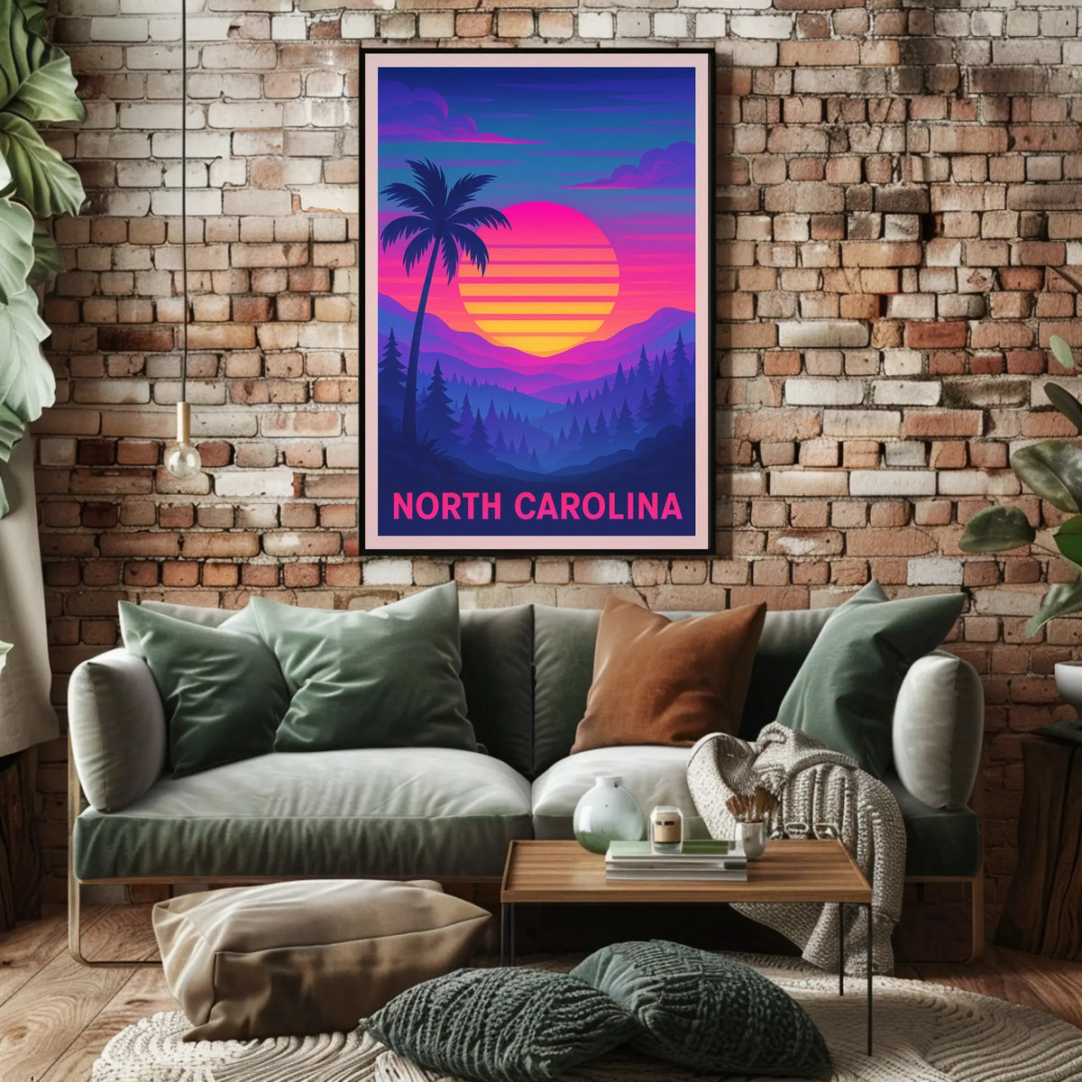 North Carolina Sunset Poster