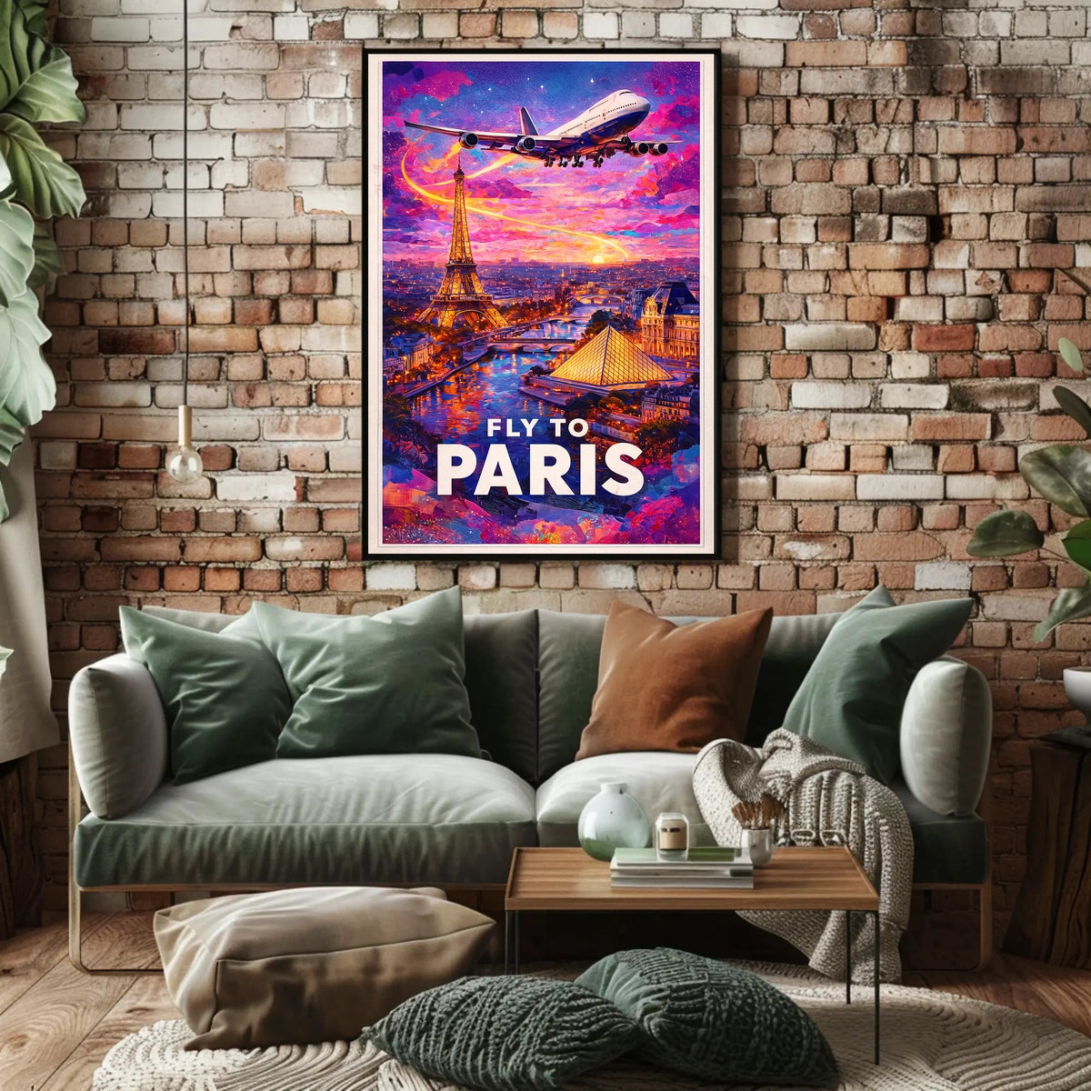 Fly To Paris Poster
