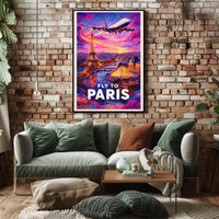 Fly To Paris Poster