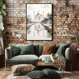 Timeless Beauty Of The Taj Mahal Poster