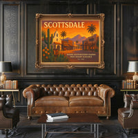 Scottsdale Southwestern Charm Travel Poster