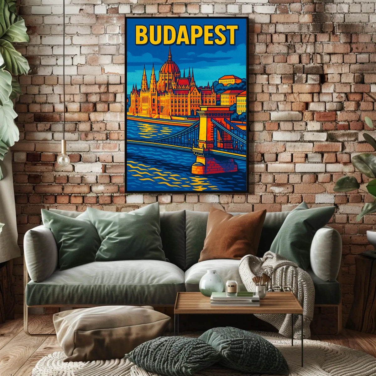 Budapest A Vibrant Cityscape Poster