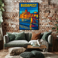 Budapest A Vibrant Cityscape Poster