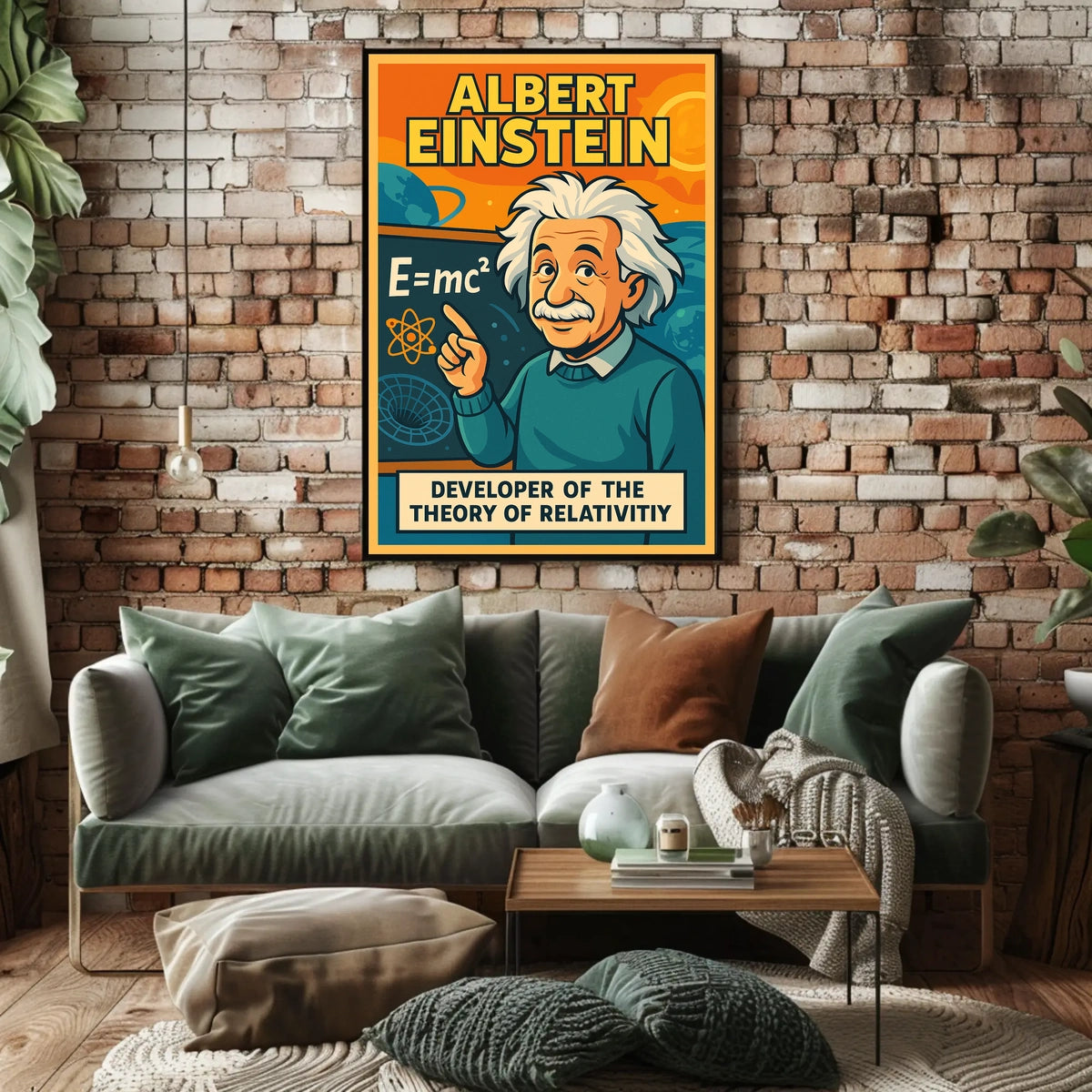 Albert Einstein Developer Of The Poster