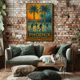Phoenix Desert Frost Poster