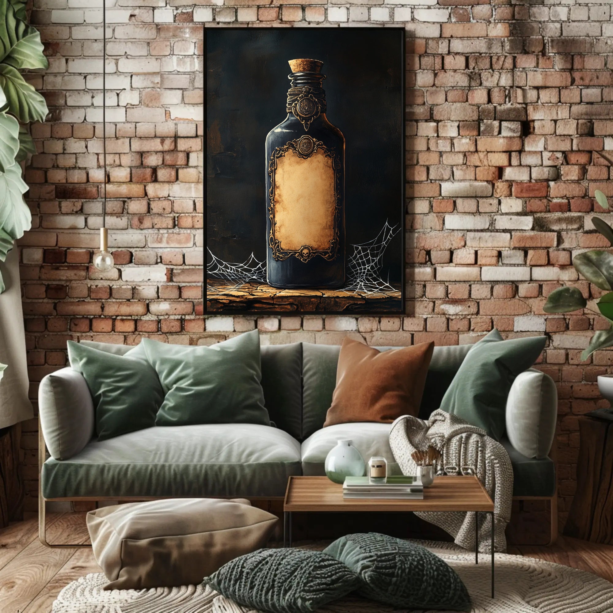 Mysterious Elixir Bottle Poster