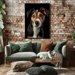 Portrait Of A Dog Poster PosterGoat
