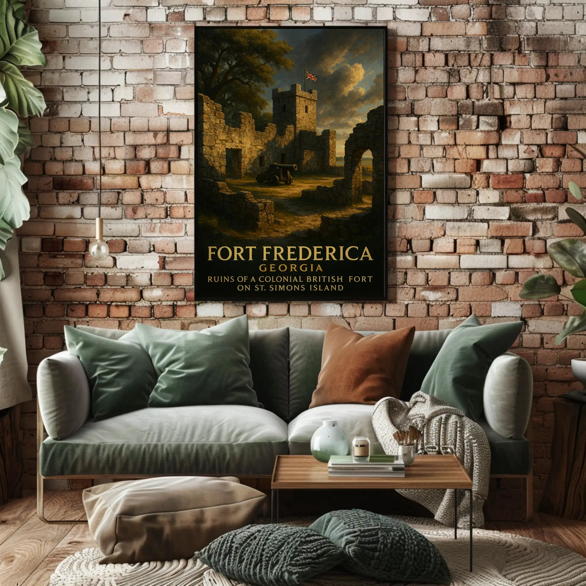 Fort Frederica Colonial Ruins Poster