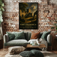 Fort Frederica Colonial Ruins Poster