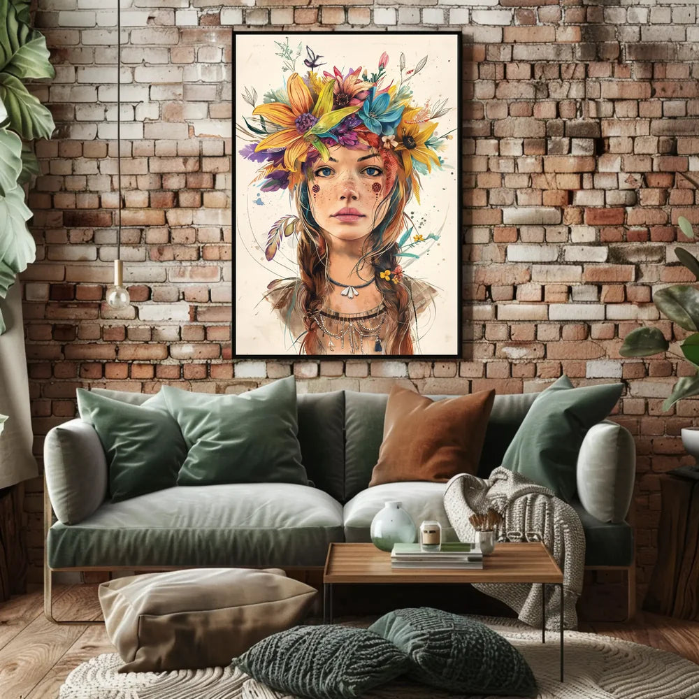 Abstract Nature-Inspired Art Poster