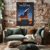 B-70 Valkyrie Pinnacle of Aviation Innovation Poster