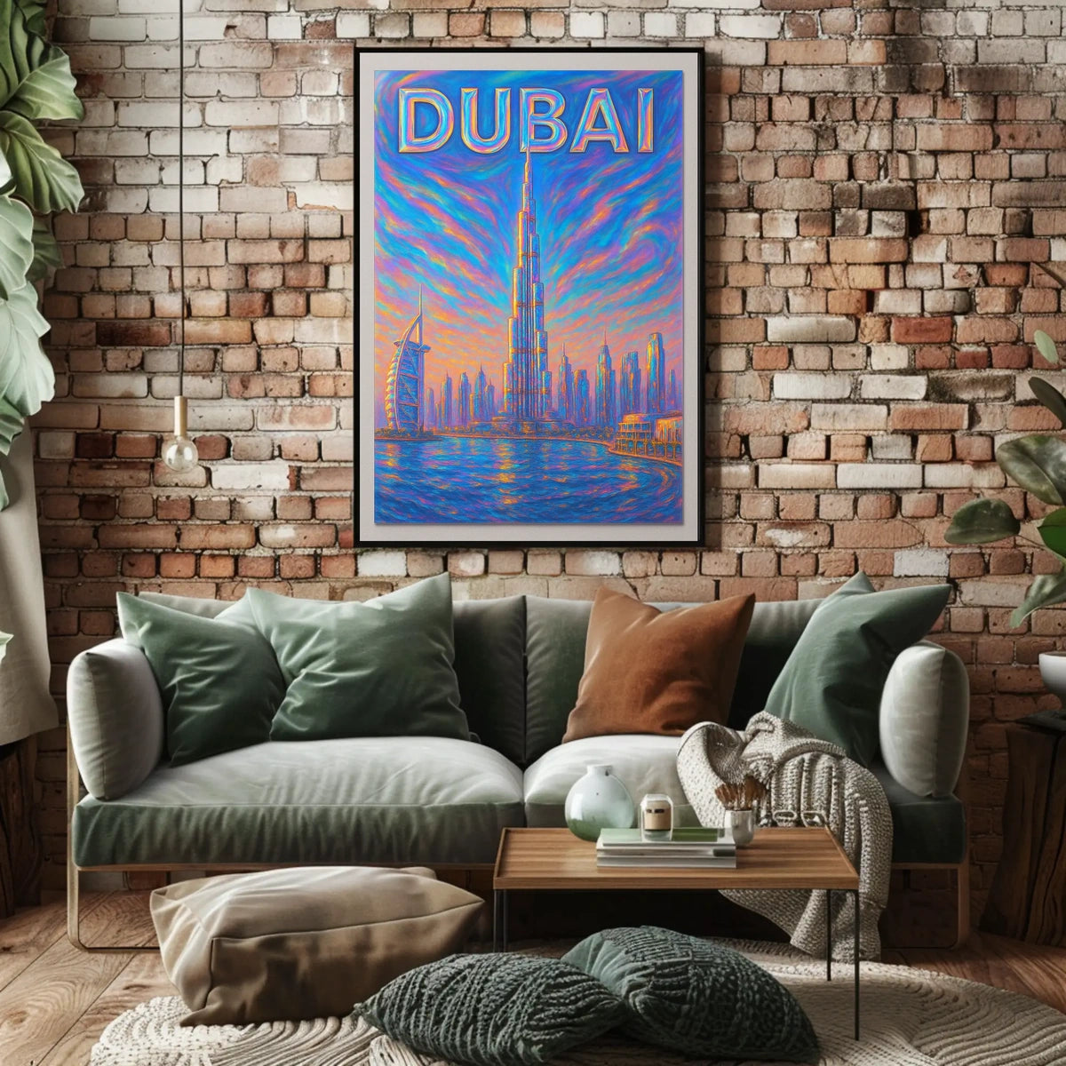Dubai Skyline Poster