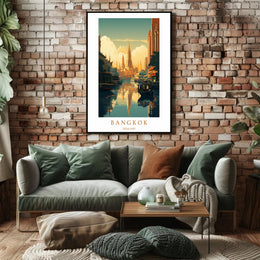 Serene Bangkok Skyline Poster PosterGoat