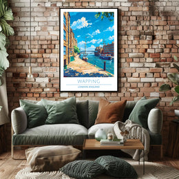 Wapping Tranquil Scene Urban or Cityscape Poster