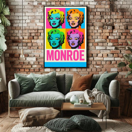 Pop Art Icon Monroe Poster PosterGoat