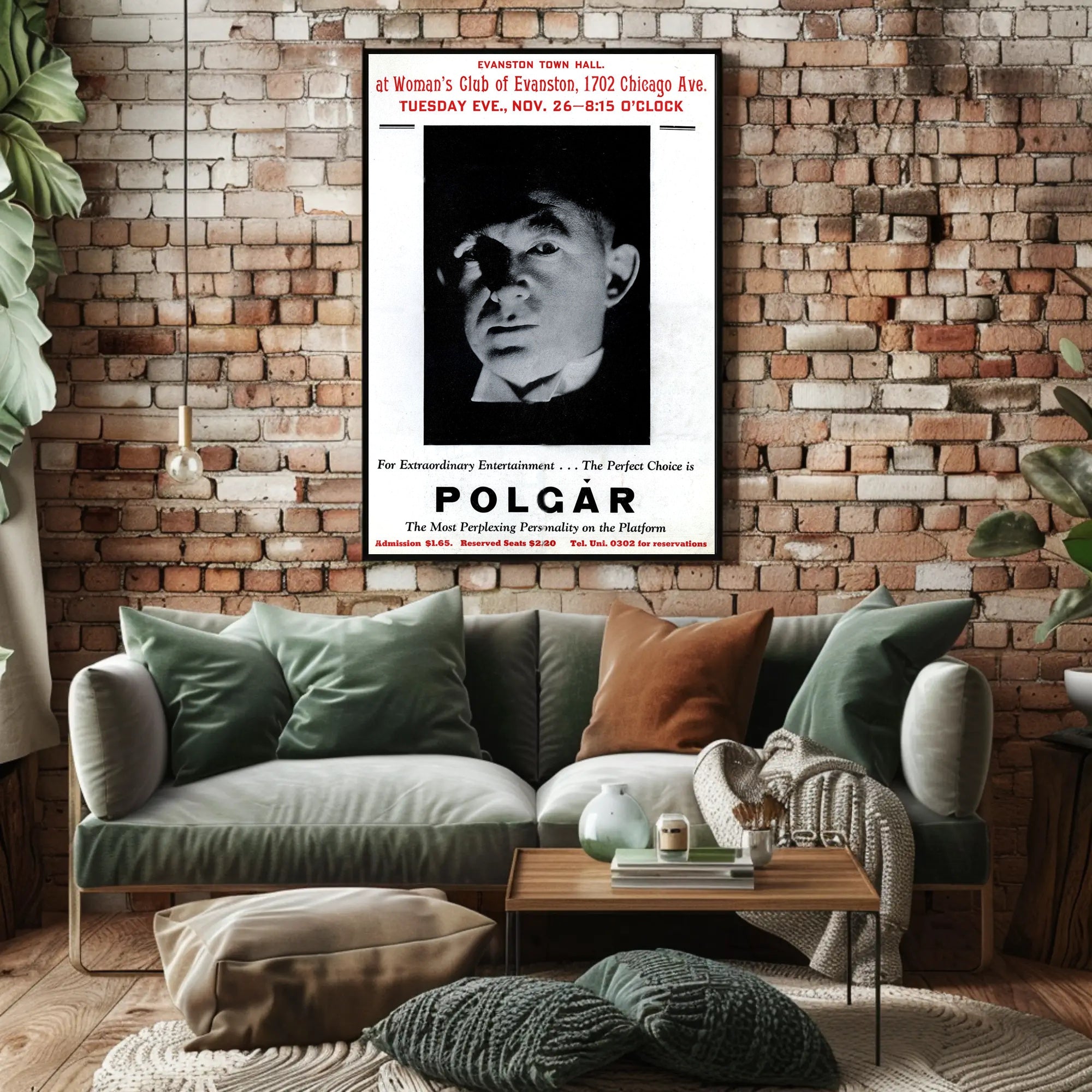 Polgar Mystique Performance Poster Historical or Presidential Poster