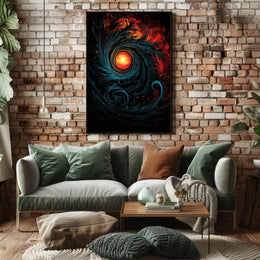 Cosmic Creation Abstract Art Space or Astronomy Poster
