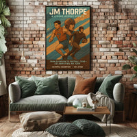 A Legend Across Sports Celebrating an Icon Jim Thorpe Poster