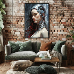 Cybernetic Elegance Poster PosterGoat