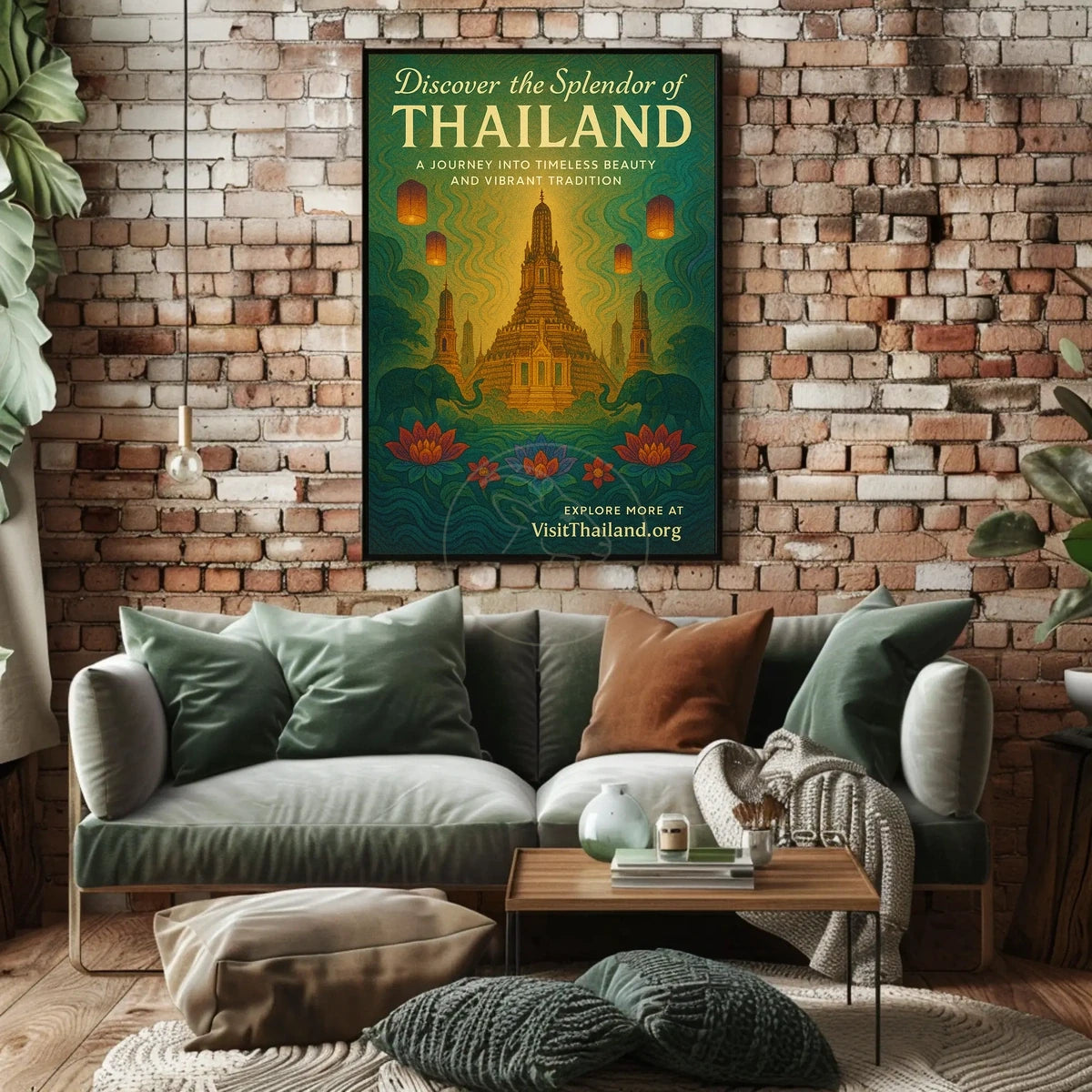 Thailand’s Mystical Beauty: Cultural or Heritage Poster