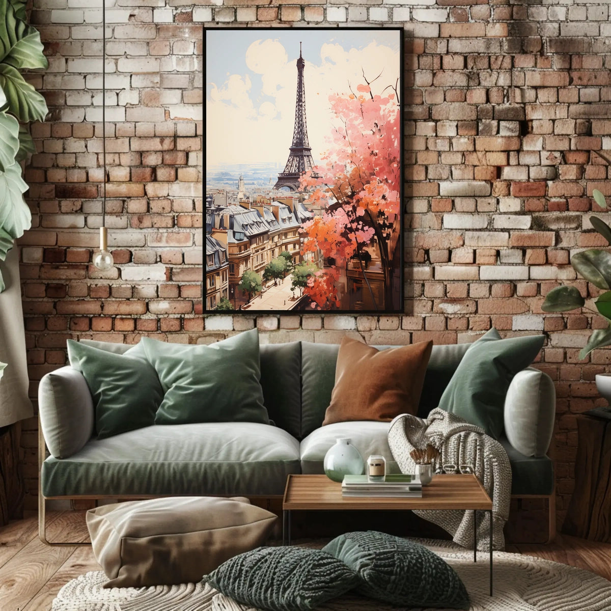 Eiffel Tower Modern Elegance in Paris Travel Poster