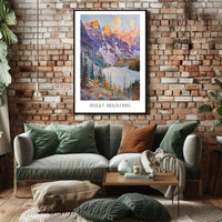 Rocky Mountains Poster PosterGoat