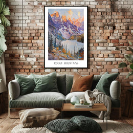 Rocky Mountains Poster PosterGoat