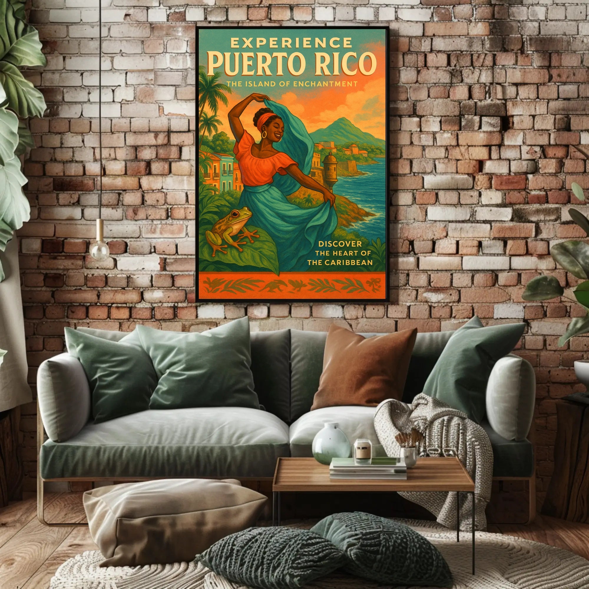 Discover Puerto Rico's Charm with Travel Poster