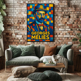 Georges Méliès Cinematic Pioneer Poster