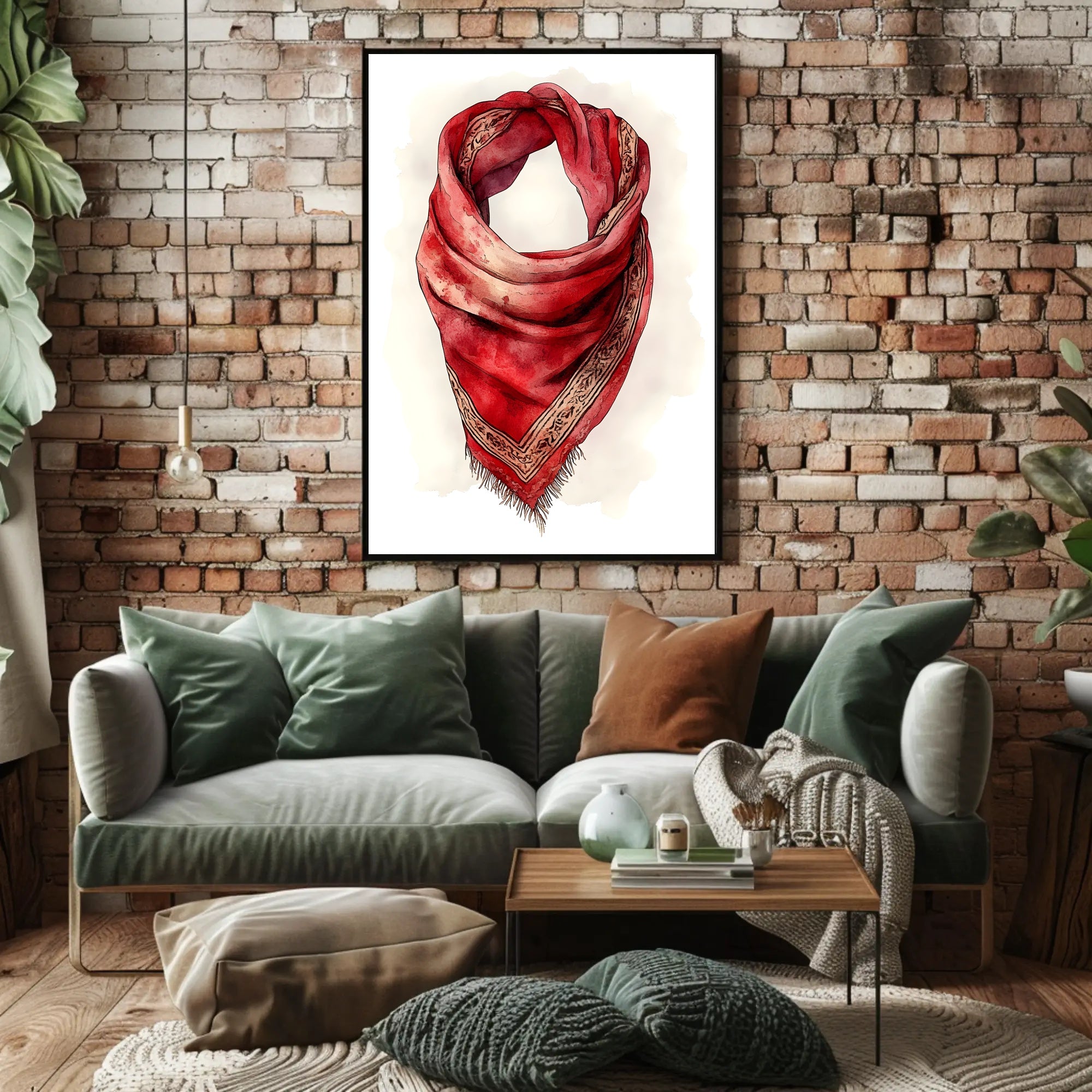 The Art of the Scarf Decorative Wall Art Print