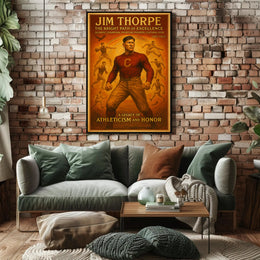 Jim Thorpe: A Legacy of Athleticism and Honor Poster