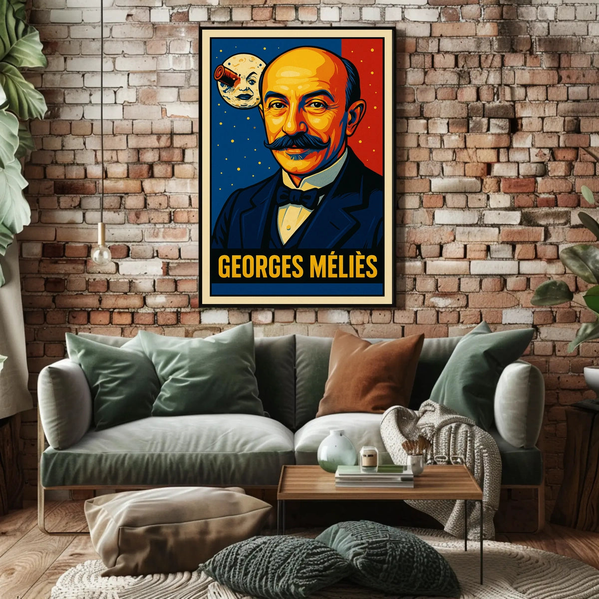 Georges Méliès Cinematic Pioneer Poster