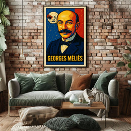Georges Méliès Cinematic Pioneer Poster