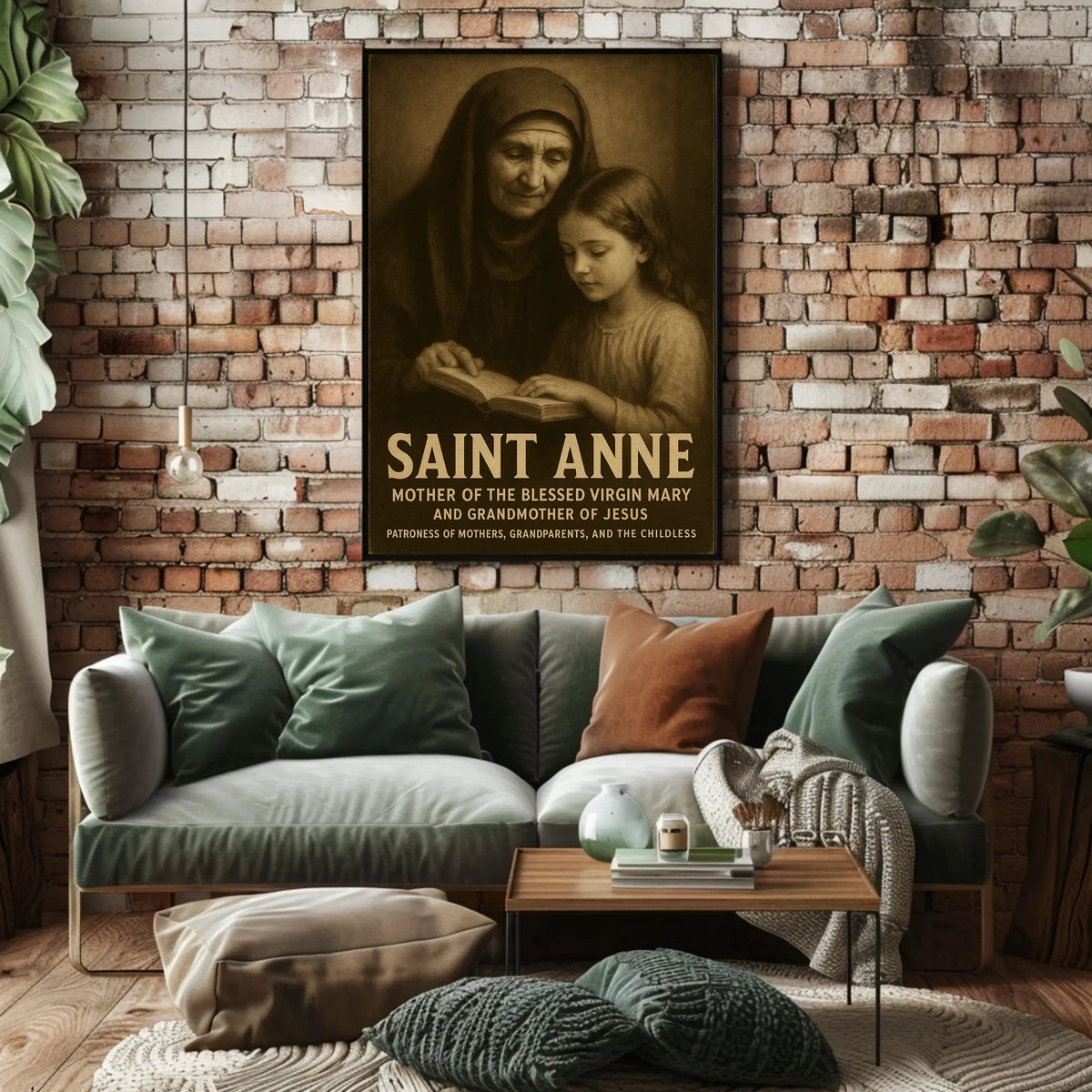 Saint Anne Patroness Of Mothers And Poster
