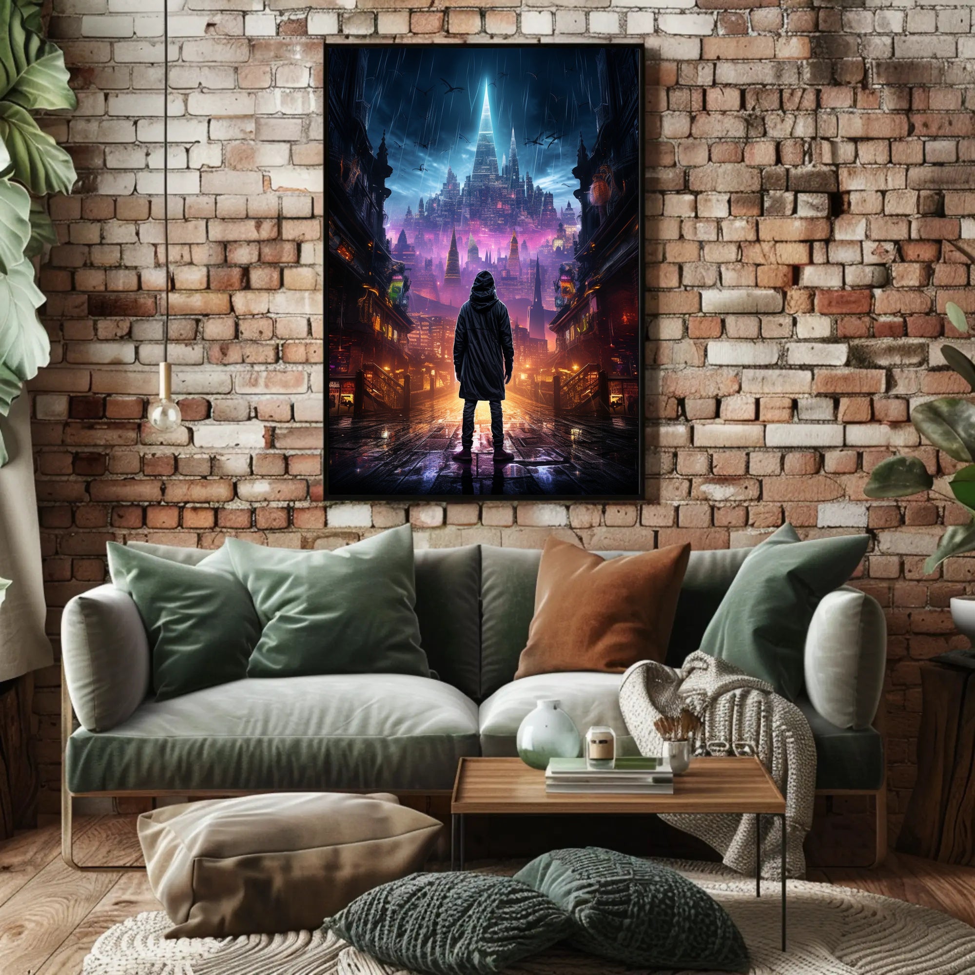 Journey To The Neon City Poster