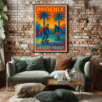 Phoenix Desert Frost Poster