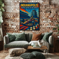 Indianapolis Racing Capital of the World Poster