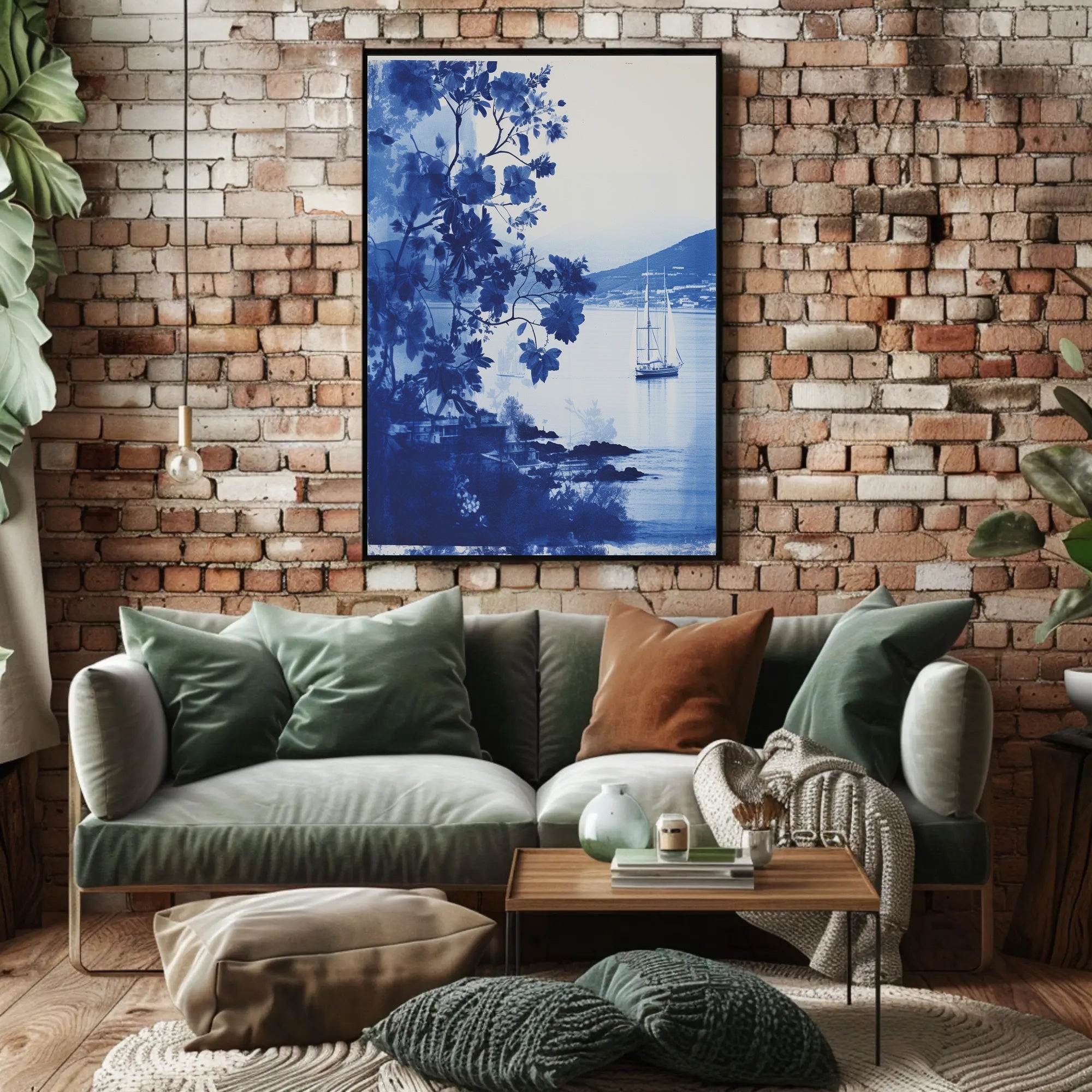 Tranquil Nautical Scene Vintage Artistic Exploration Poster