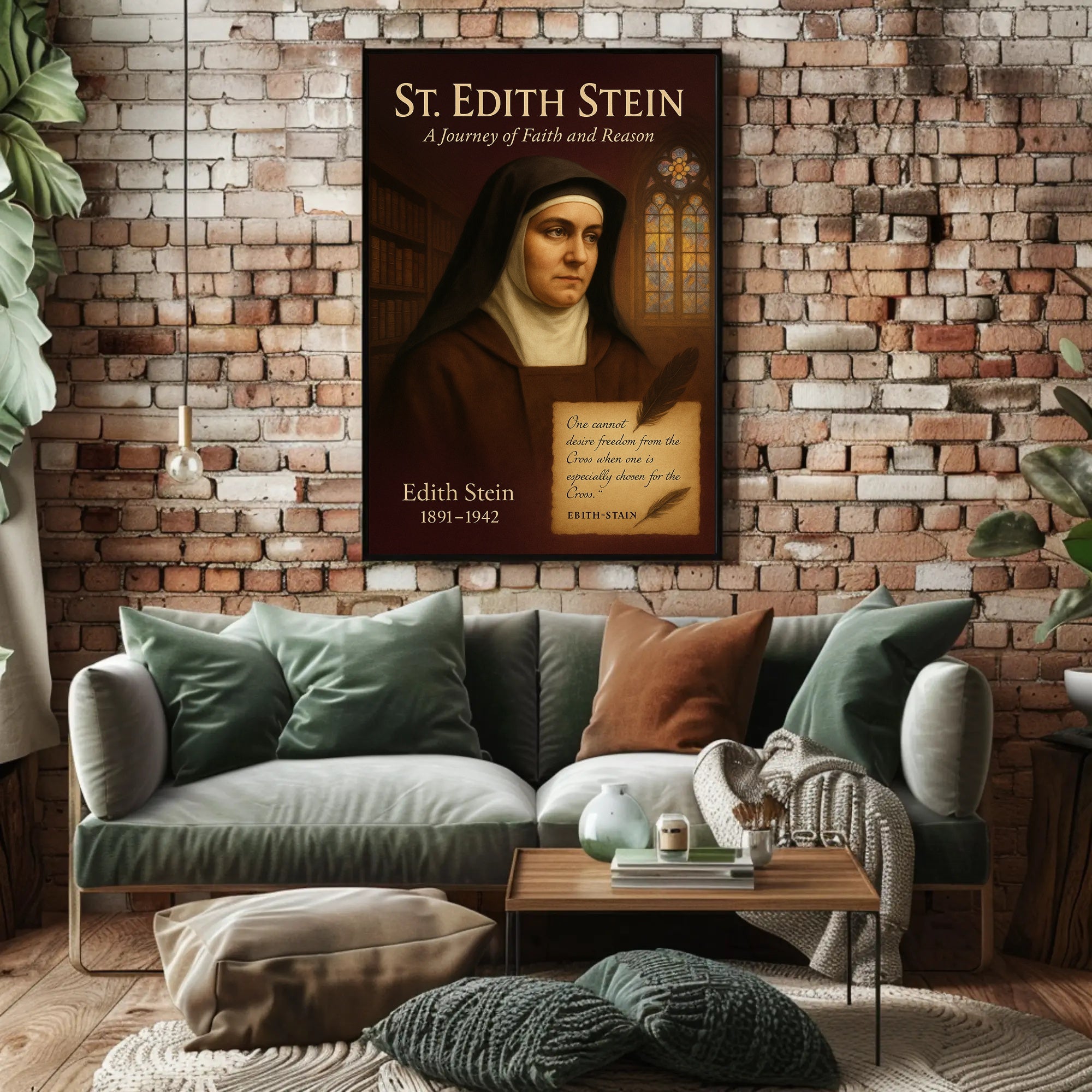 St. Edith Stein A Journey of Faith and Reason Poster PosterGoat