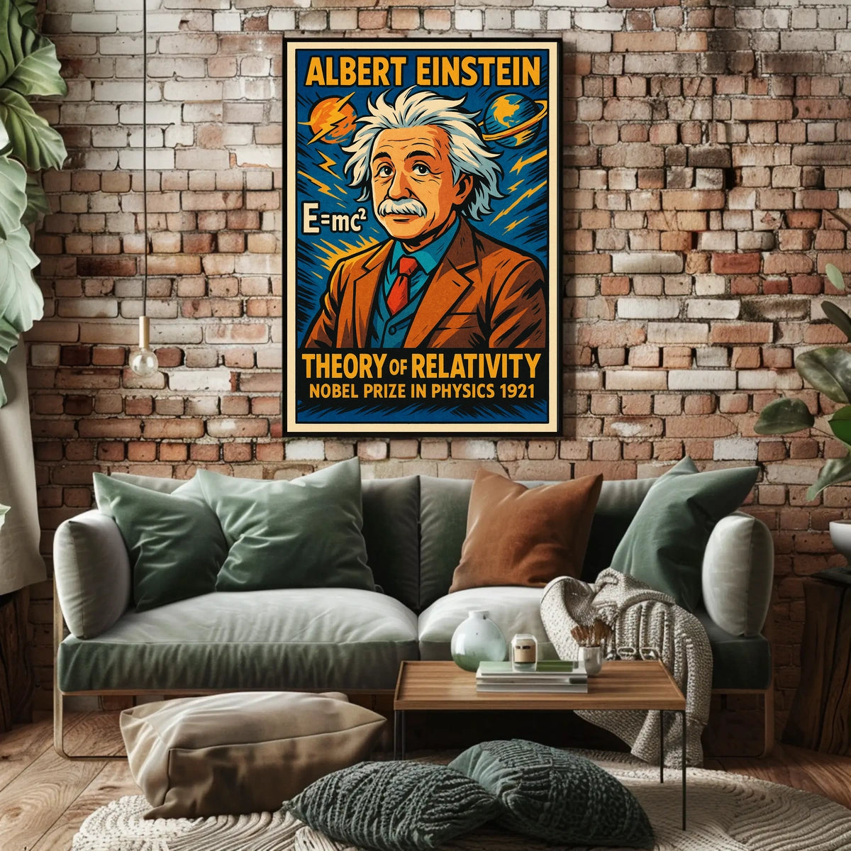 Albert Einstein Theory Of Relativity Poster