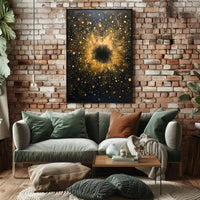 Cosmic Explosion William Morris Art Poster