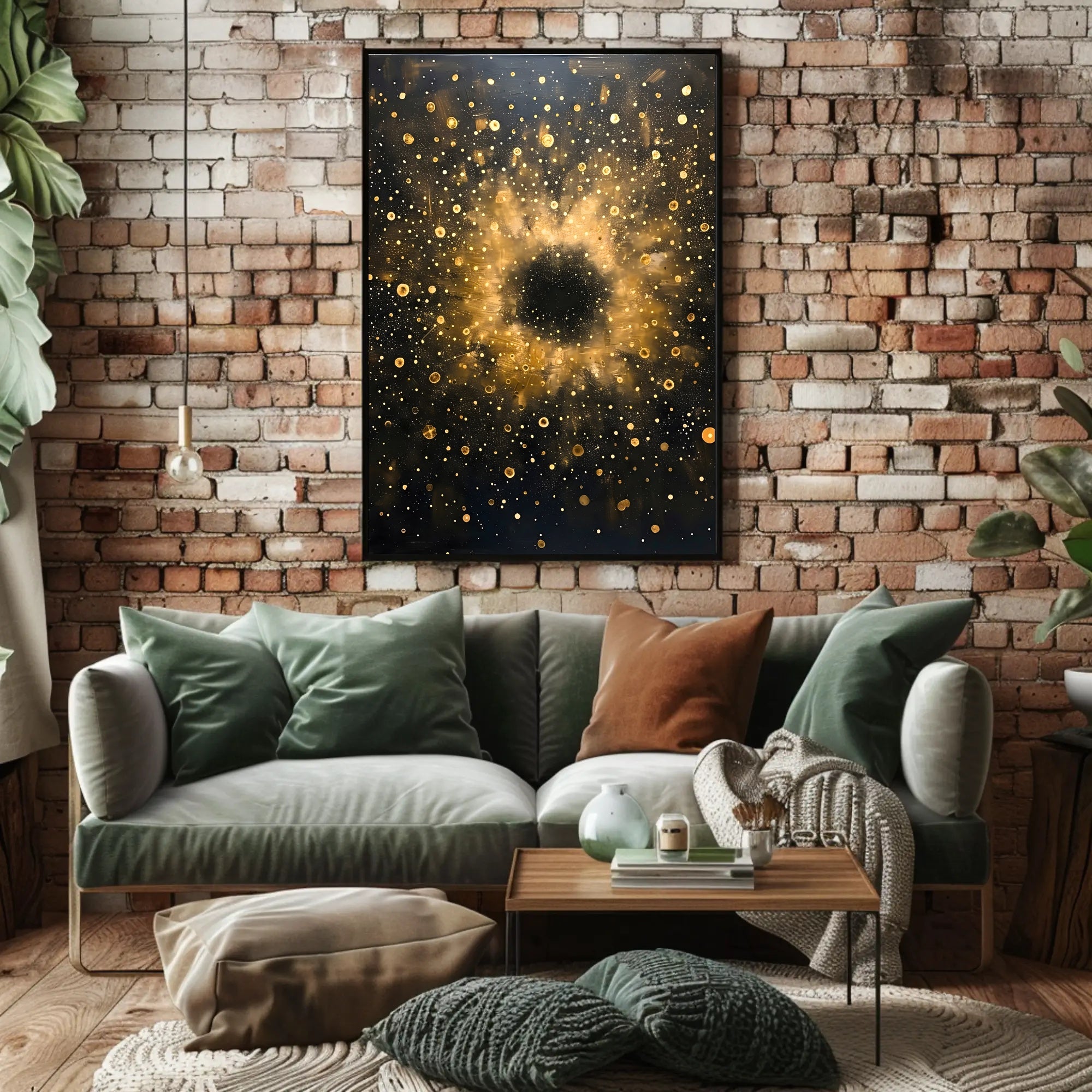Cosmic Explosion William Morris Art Poster