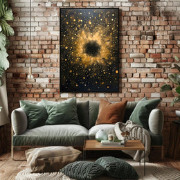 Cosmic Explosion William Morris Art Poster