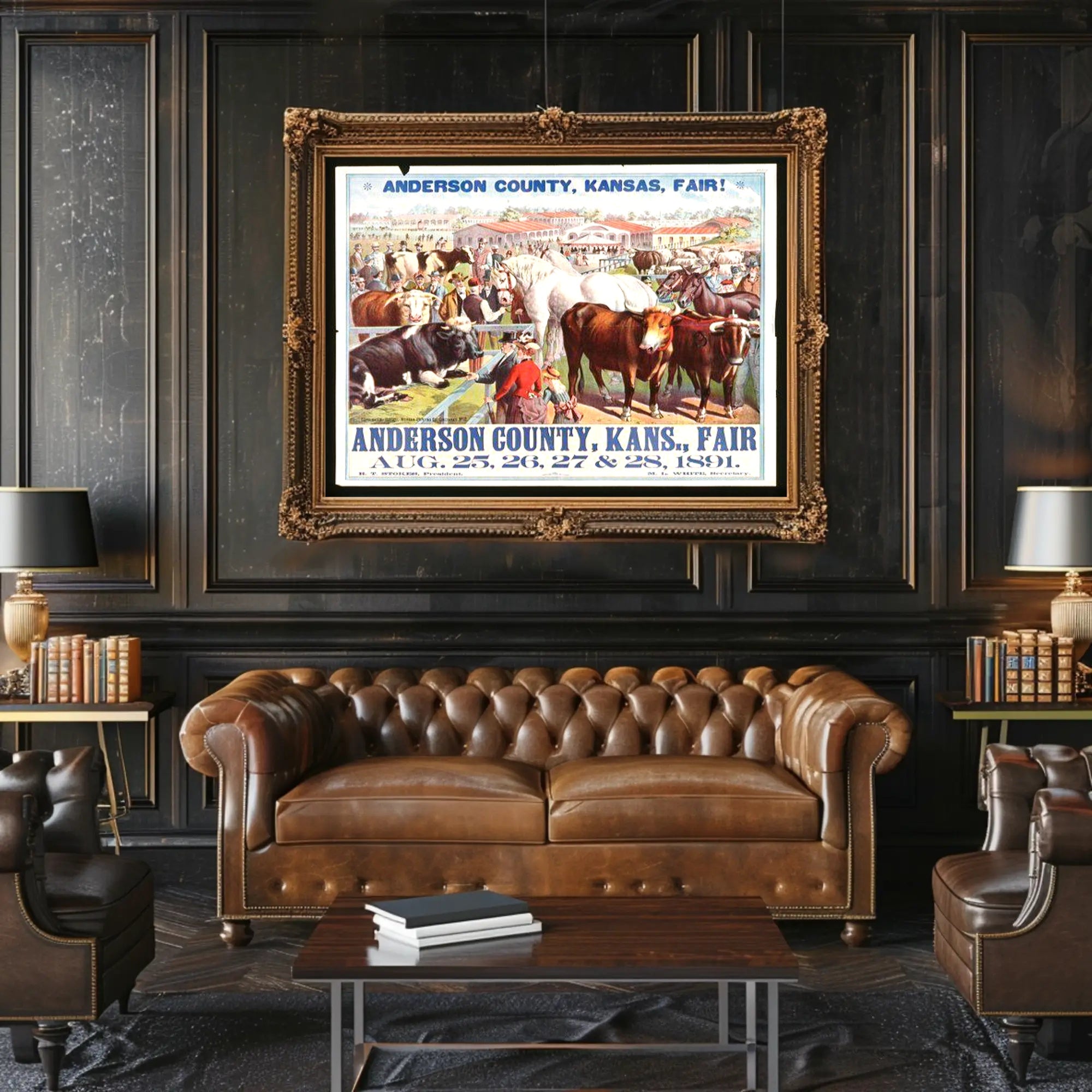 Anderson County Fair – 1891 Poster