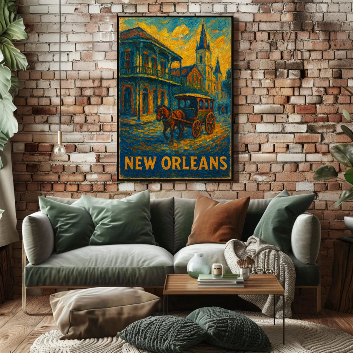 New Orleans A Vibrant Impression Poster