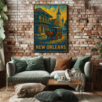New Orleans A Vibrant Impression Poster