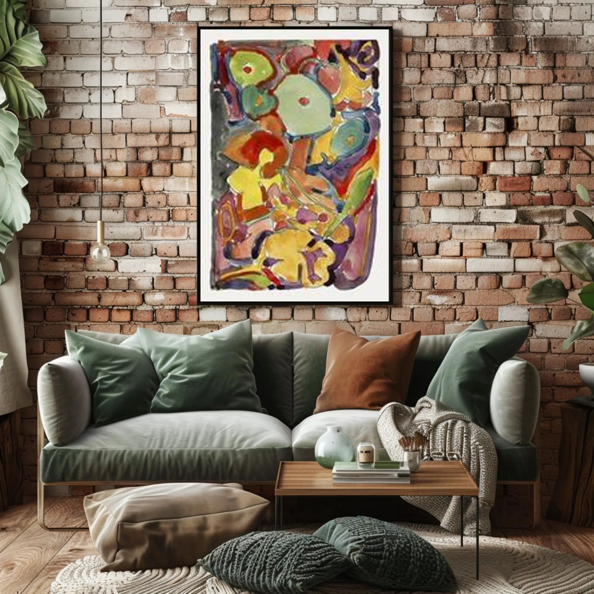 Vibrant Abstract Expression Poster